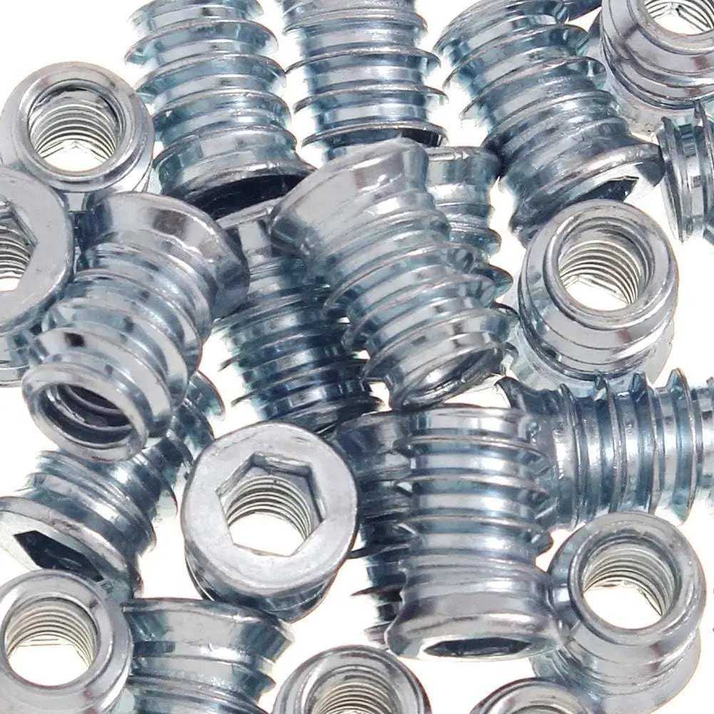 1/4-20 threaded inserts for wood: internal thread detail