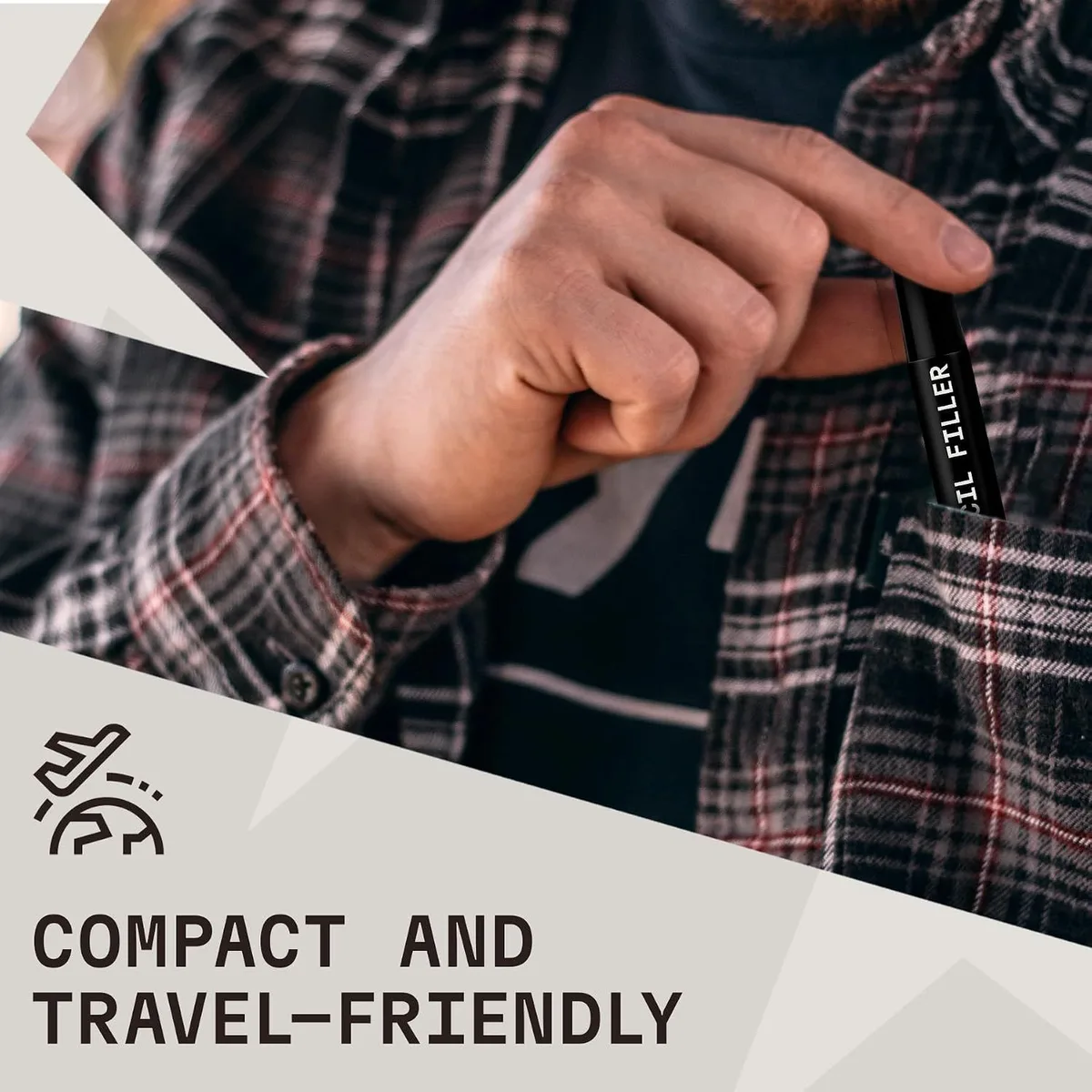 beard filler pen: compact and travel friendly