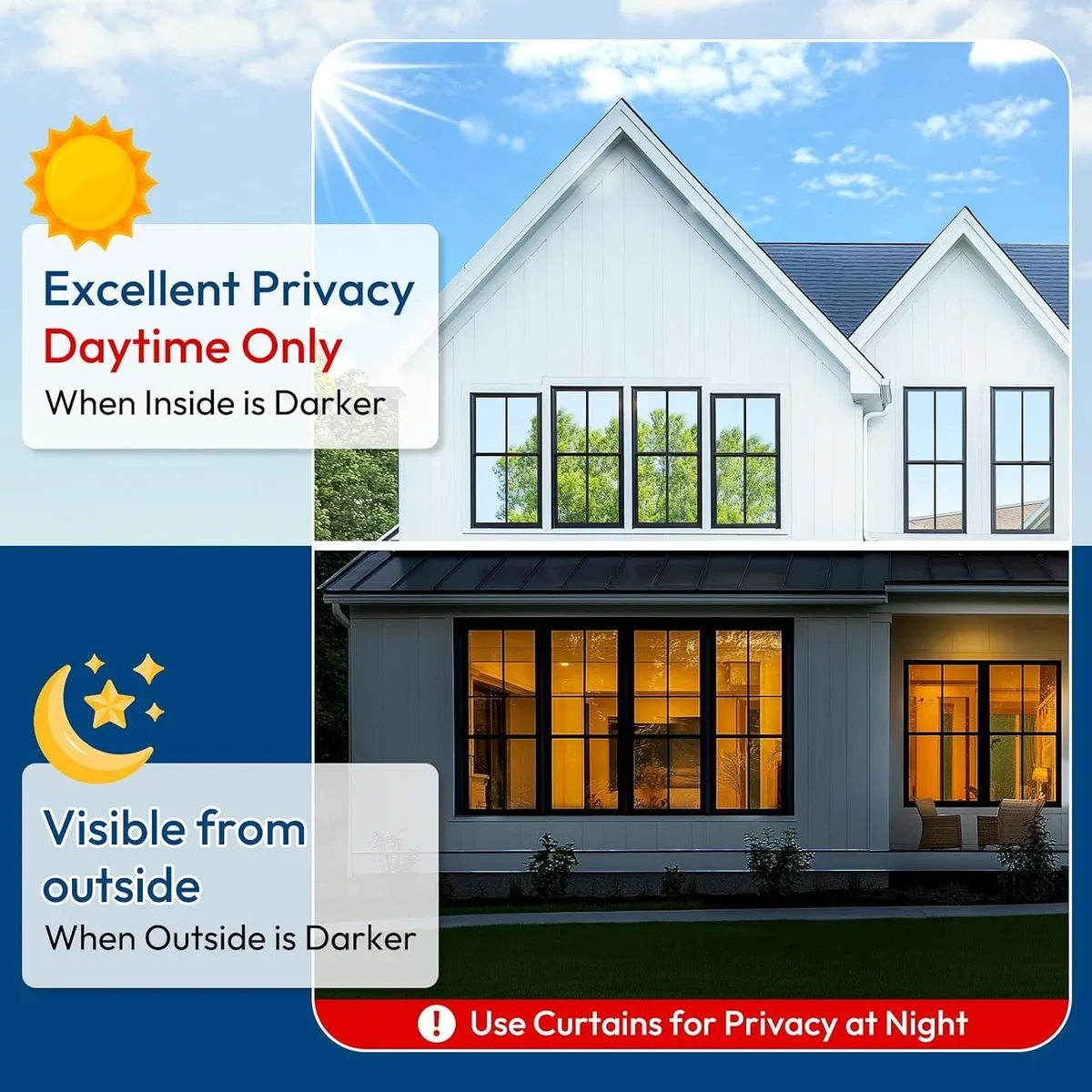 one way privacy window film: daytime privacy from outside
