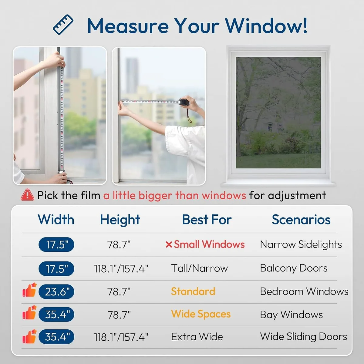 one way privacy window film: measuring your window before cutting