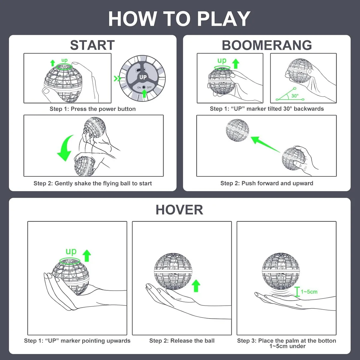 Flying Orb Ball: so wird er gestartet und gespielt