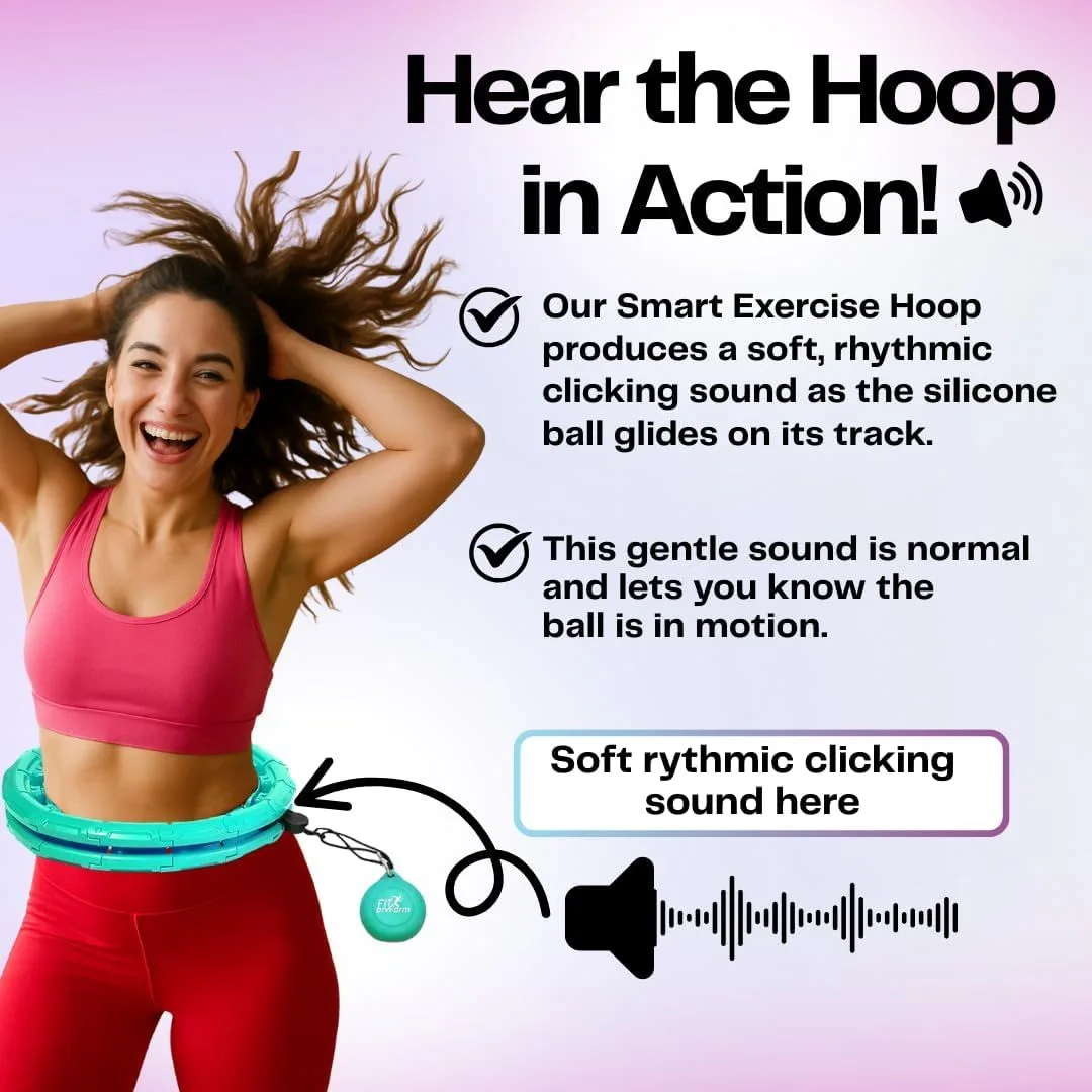 hula hoop inteligente: suave clic mientras gira