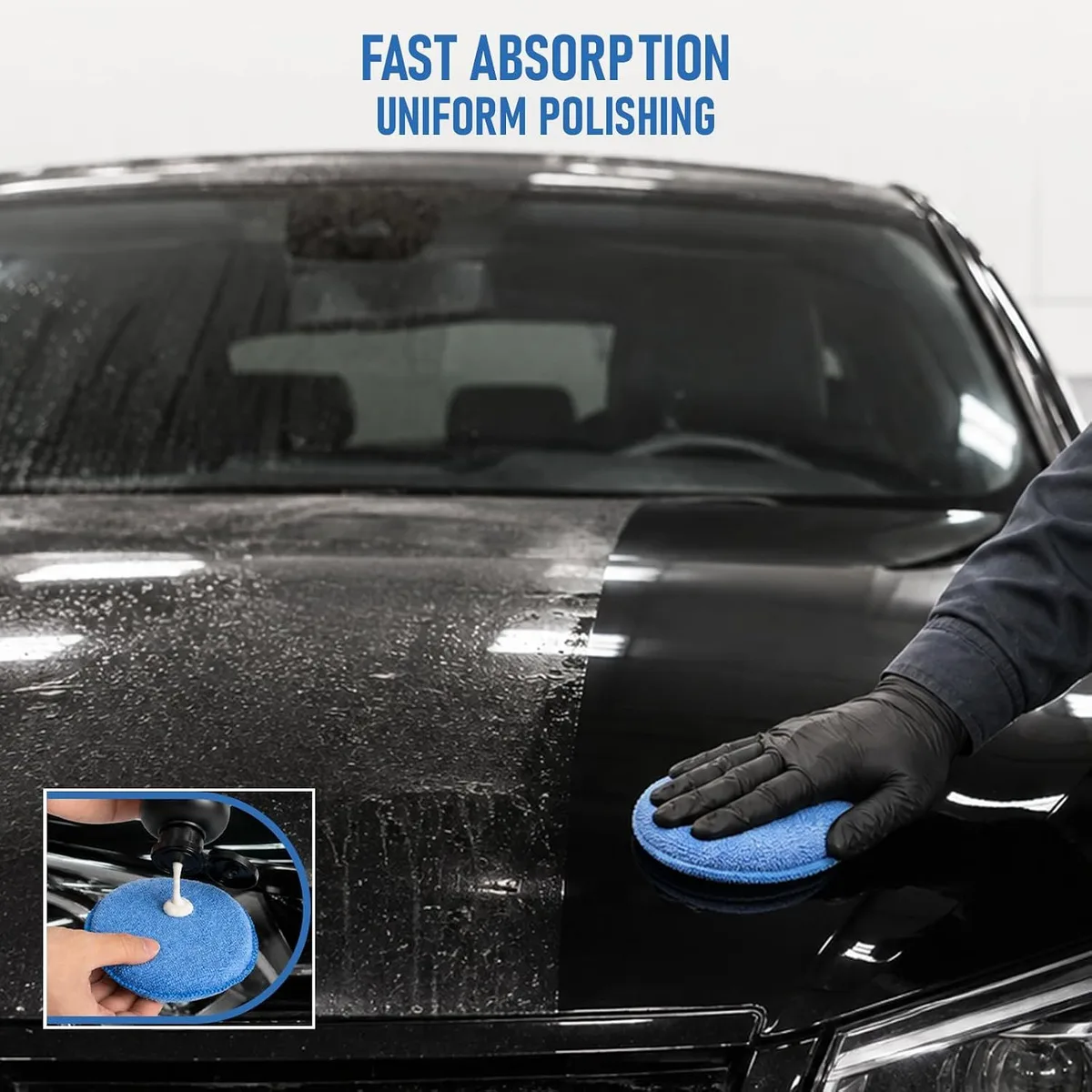 applicatori per cera auto in microfibra: lucidatura uniforme e omogenea