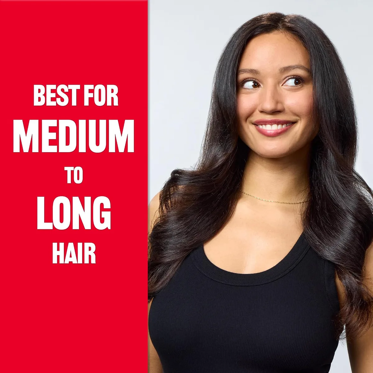 one-step hair dryer brush suited to medium and long hair