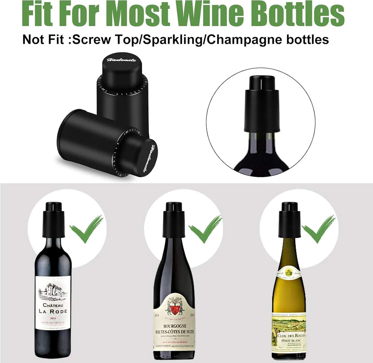 bottles that fit the vacuum wine bottle stoppers