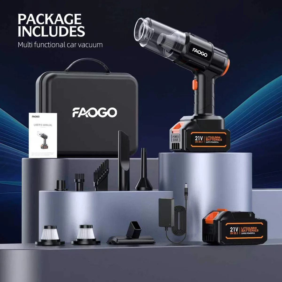 cordless handheld vacuum package contents