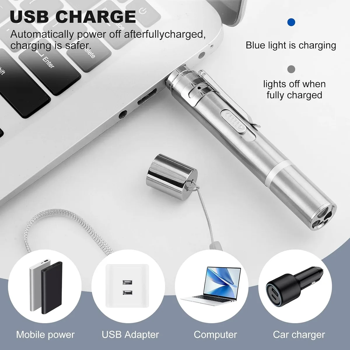 USB charging the cat laser pointer toy
