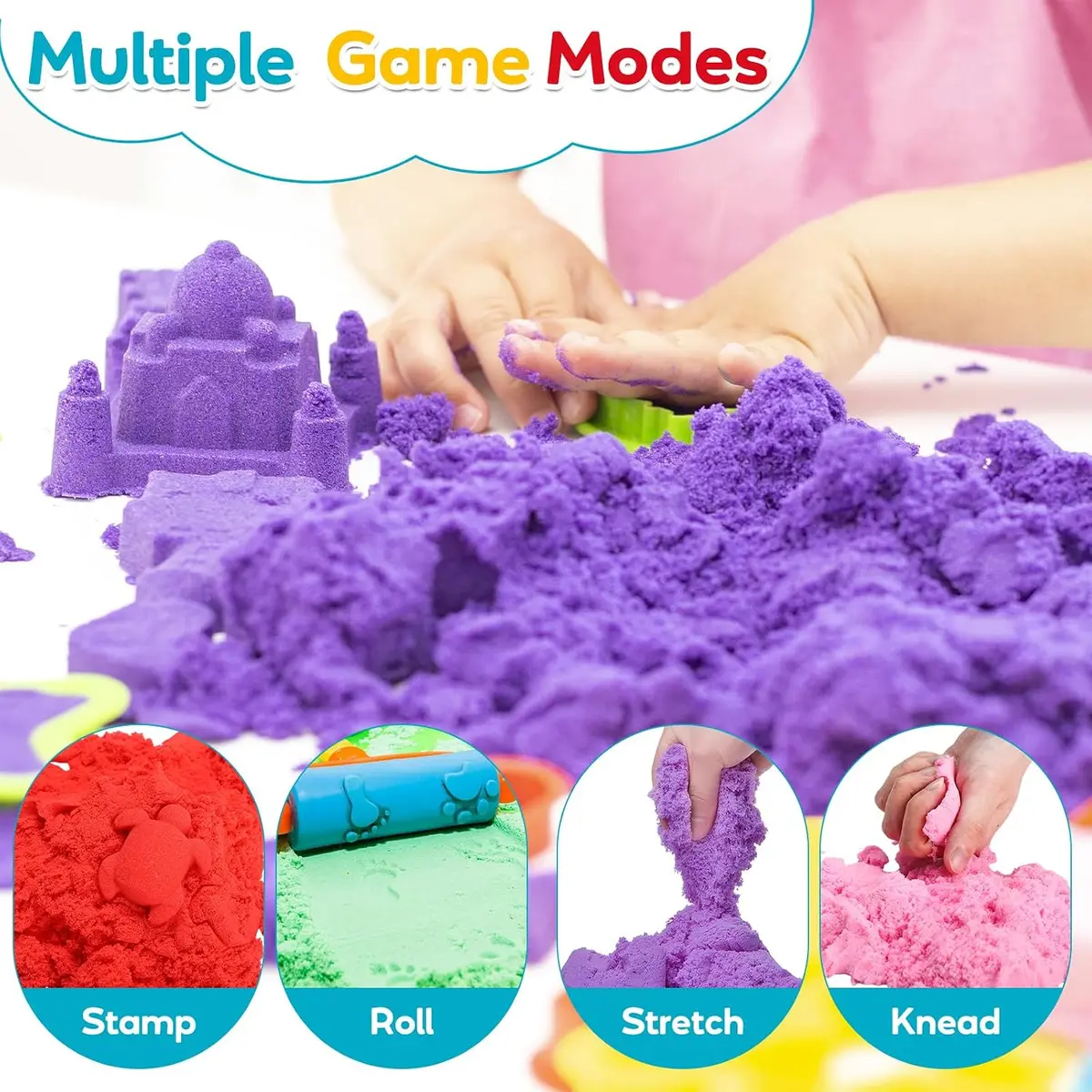 games to play with kinetic play sand