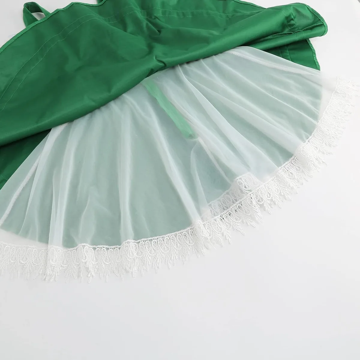 petticoat trim of the dirndl dress costume