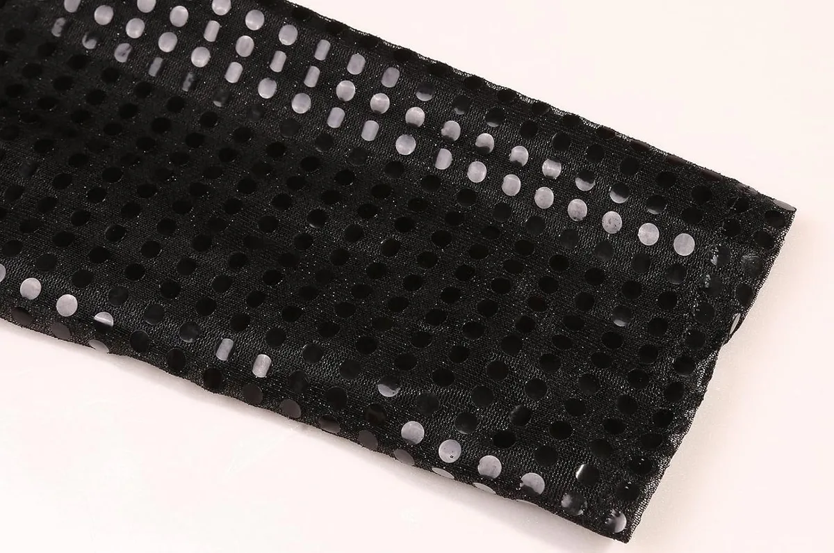 sequin sleeve of the kids pop star costume
