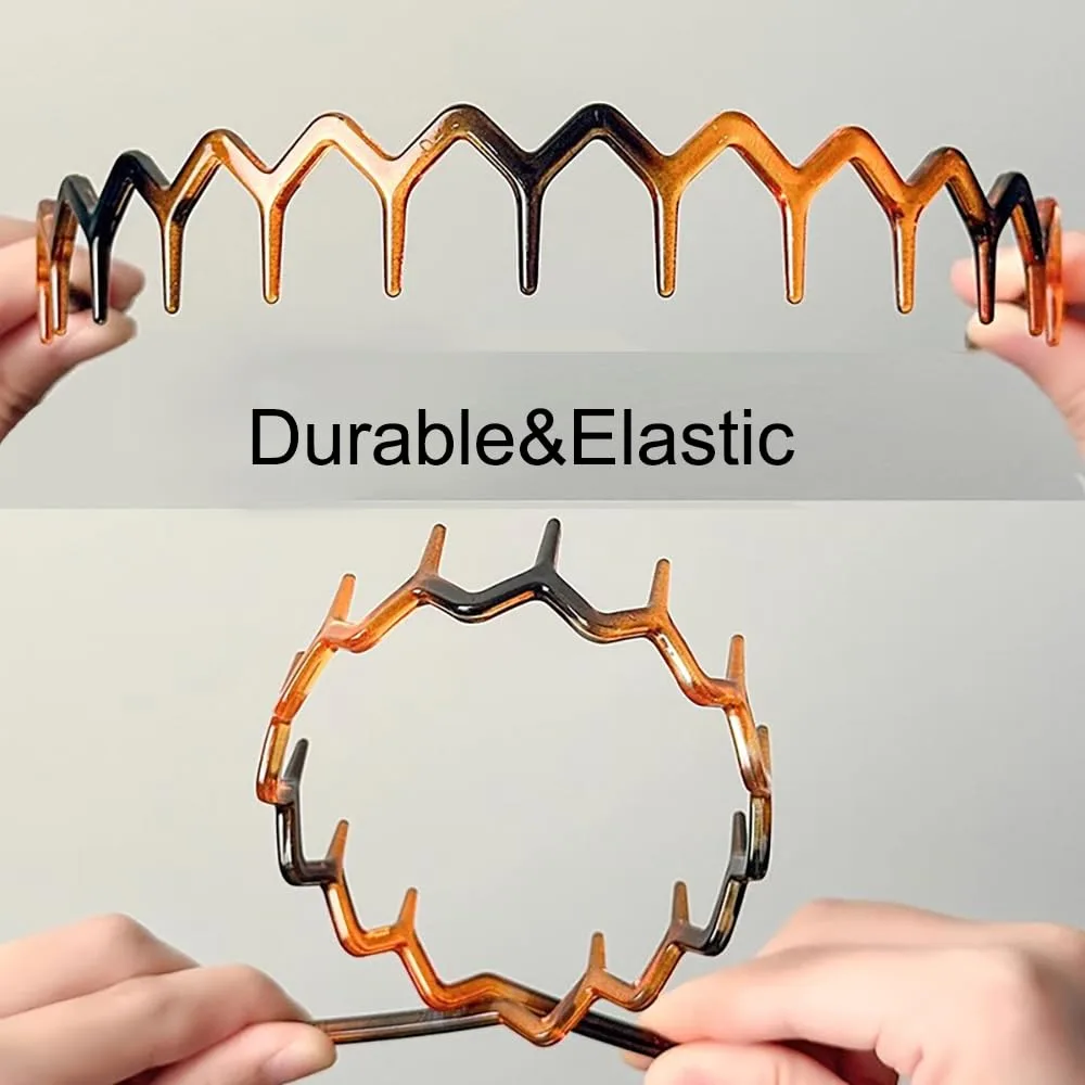 durable and elastic teeth comb headband
